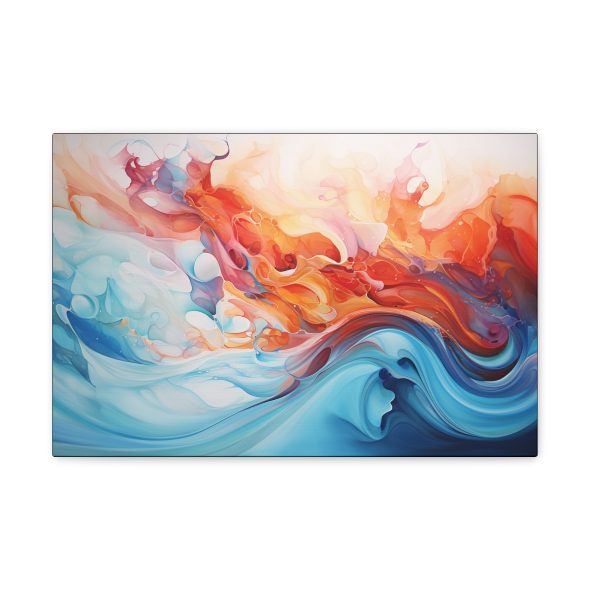 Hippie Psychedelic Art Canvas Print: Hippie Energy